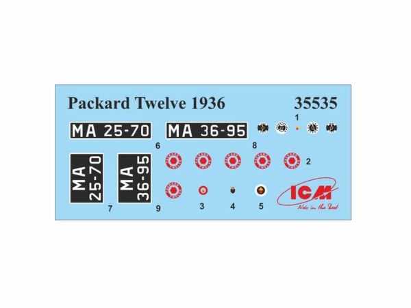 1/35 Packard Twelve (Model 1936) with Passengers WWII Soviet Leader’s Car + 5 figures