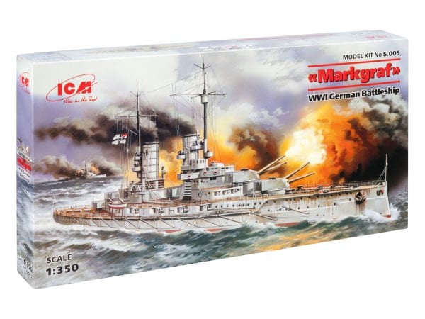 1/350 “Markgraf” WWI German Battleship