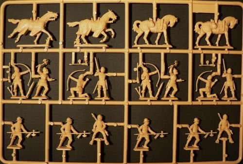 1/72  English Knights and Archers