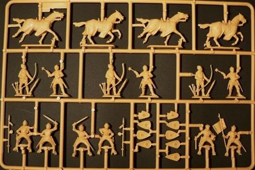 1/72  English Knights and Archers