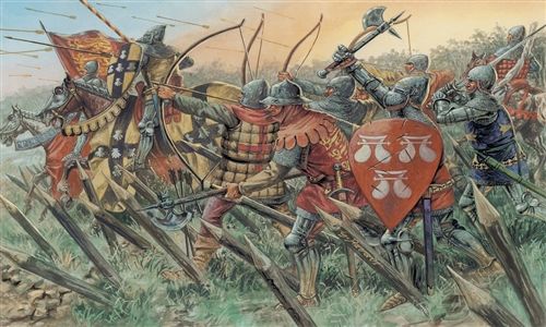 1/72  English Knights and Archers