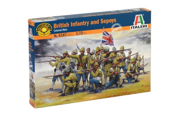 1/72   BRITISH INFANTRY AND SEPOYS
