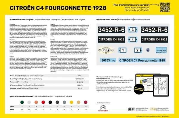 1/24 CITROEN C4 FOURGONETTE 1928