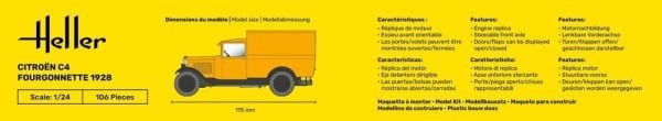1/24 CITROEN C4 FOURGONETTE 1928