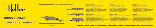 1/24 GOODS TRAILER (%100 YENİ KALIP)