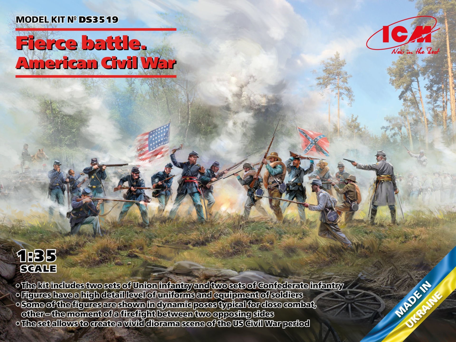1/35   FİERCE BATTLE AMERİCAN CIVIL WAR SET