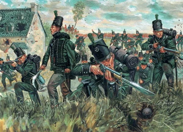 1/72 WATERLOO (200years) 95th rgt. ''Green Jackets'