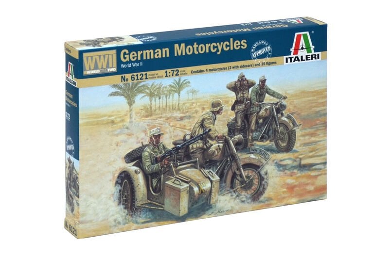 1/72 WWII German Motorcycles