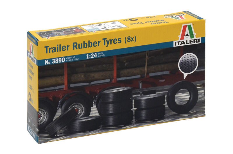 1/24 Trailer Rubber Tyres