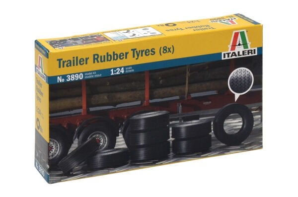 1/24 Trailer Rubber Tyres