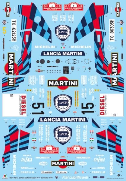 1/12   Lancia Delta HF Integrale Sanremo 1989