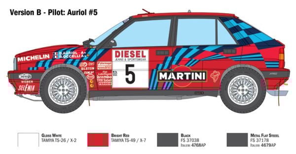 1/12   Lancia Delta HF Integrale Sanremo 1989