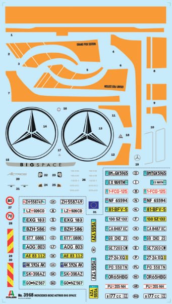 1/24 MB Actros MP4 Big Space - Grand Prix Edition