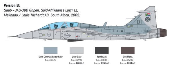 1/48 JAS-39D GRIPEN TWIN SEATER