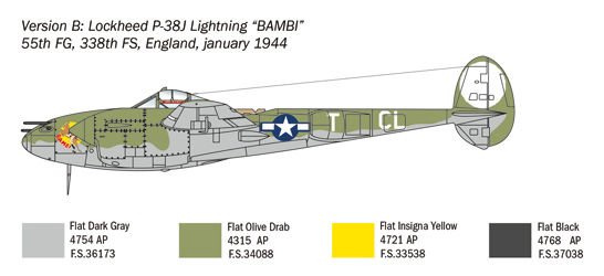 1/72 P-38J Lightning