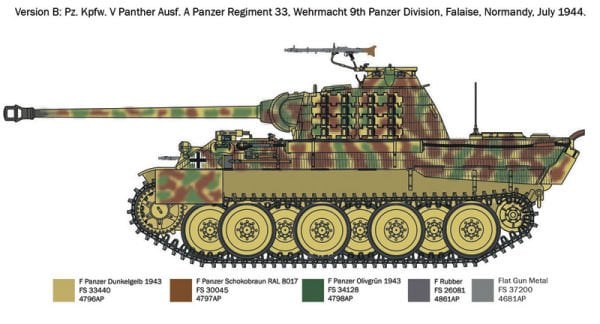 1/72 Pz. Kpfw. V PANTHER Ausf. A Sd. Kfz. 171