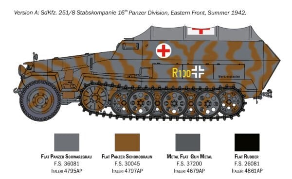 1/72 Sd.Kfz. 251/8 AMBULANCE