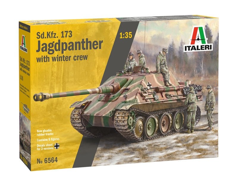 1/35 Sd.Kfz.173 JAGDPANTHER with winter crew