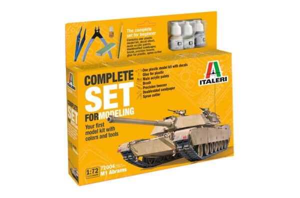 1/72 M1 Abrams - Complete Set For Modeling - Starter kit