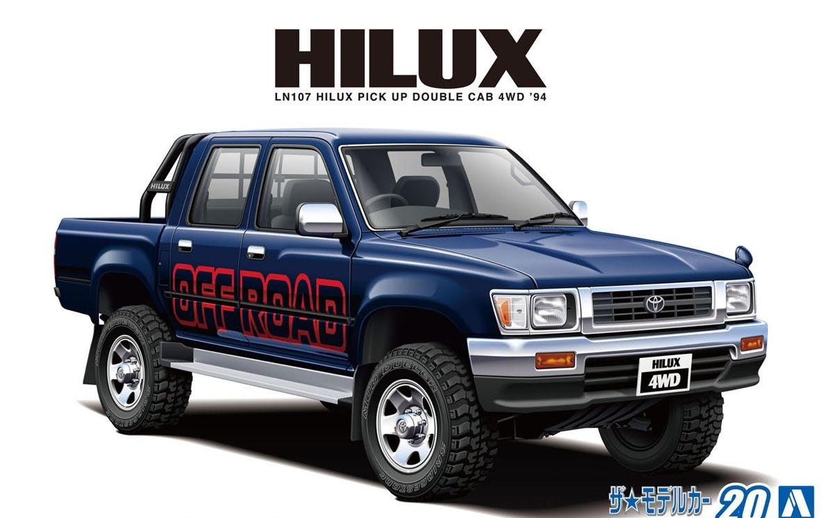 1/24 Toyota LN107 HILUX PICK UP DOUBLE CAB 4WD '94