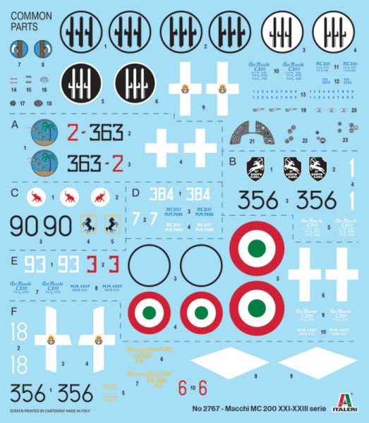 1/48 Macchi C.200 Serie XXI-XXIII