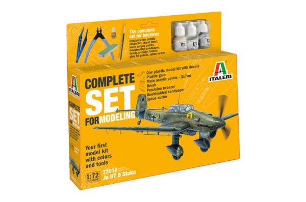1/72 Junker Ju-87B Stuka - Complete Set For Modeling - Starter kit