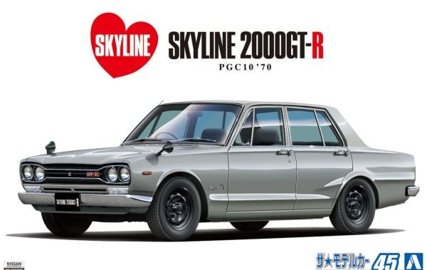 1/24 Nissan PGC10 Skyline 2000GT-R '70