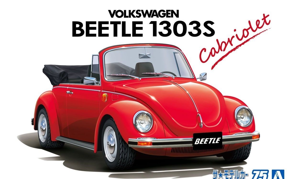 1/24 Volkswagen 15ADK Beetle 1303S Cabriolet '75