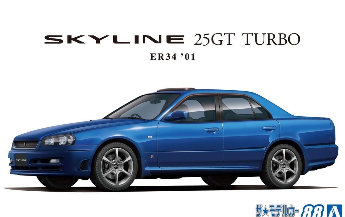 1/24 Nissan ER34 Skyline 25GT TURBO '01