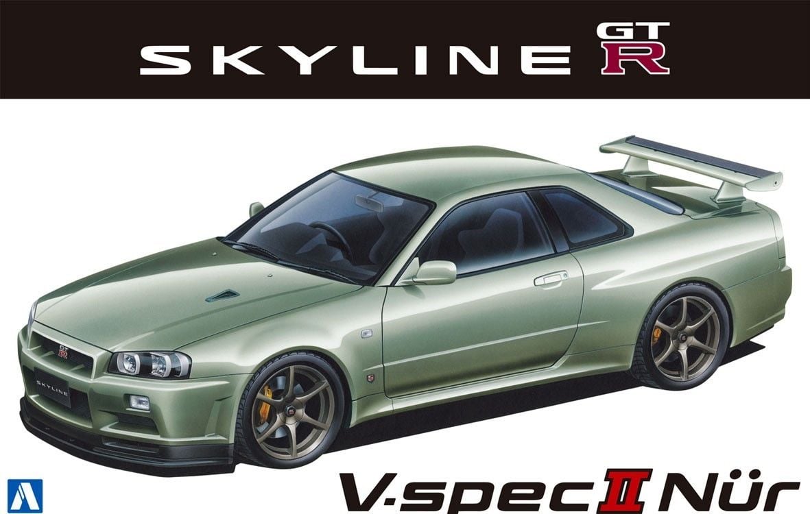 1/24 Nissan BNR34 Skyline GT-R V-specⅡ Nur. '02