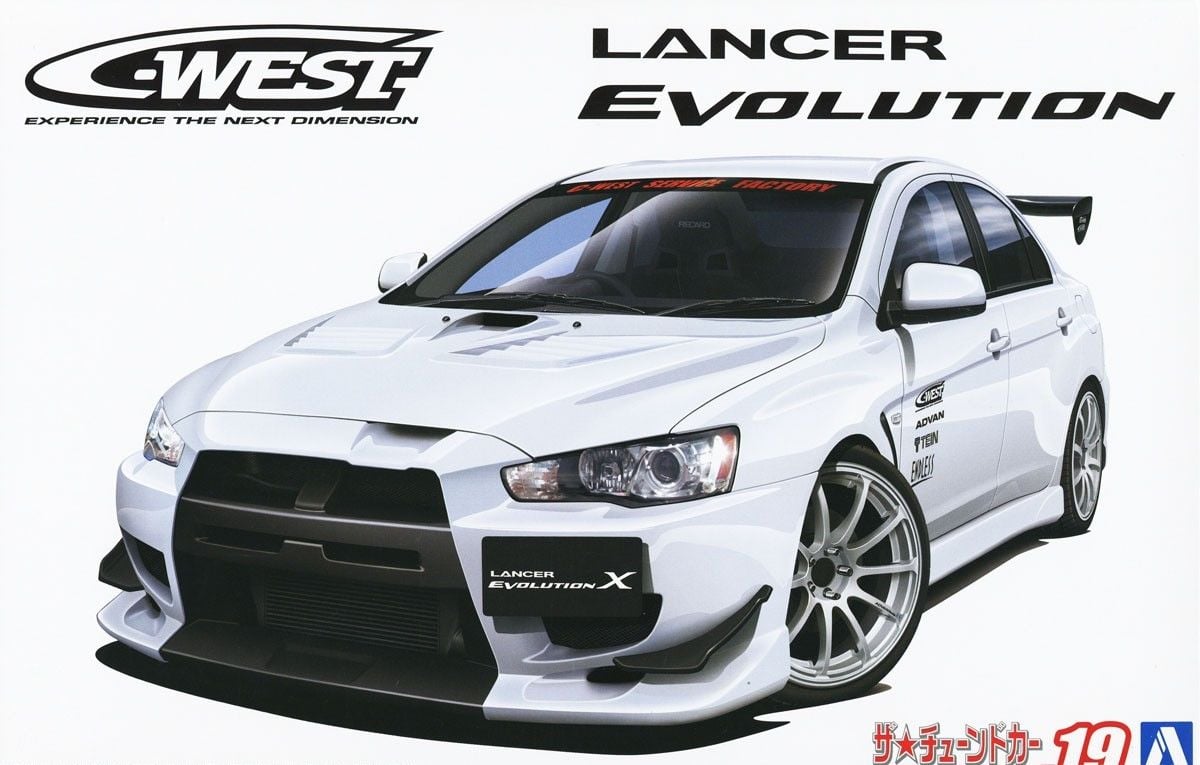 1/24 C-WEST CZ4A LANCER EVOLUTION Ⅹ '07（Mitsubishi）