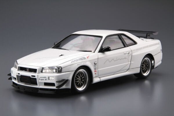 1/24 Mine's BNR34 Skyline GT-R '02(Nissan)