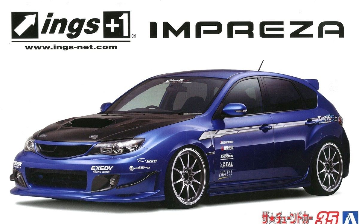 1/24 ings GRB IMPREZA WRX STI '07(Subaru)