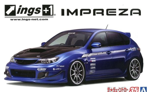 1/24 ings GRB IMPREZA WRX STI '07(Subaru)