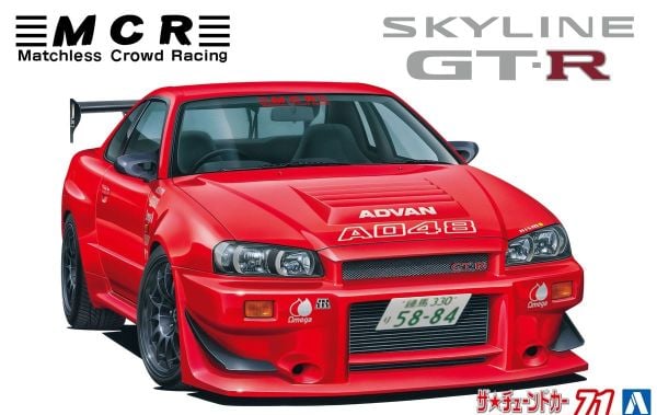 1/24 MCR　BNR34 Skyline GT-R '02（Nissan）