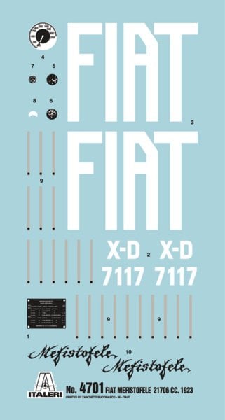 1/12  FIAT MEFISTOFELE 21706 C.C.
