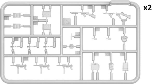 1/35 U.S. Infantry Tank Riders. Set 1