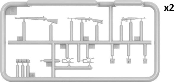 1/35 U.S. Infantry Tank Riders. Set 1