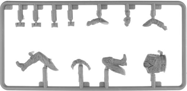 1/35 U.S. Infantry Tank Riders. Set 1