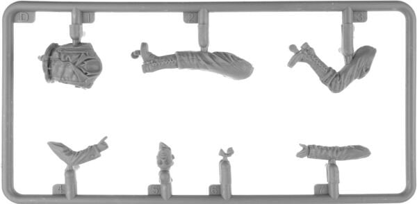 1/35 U.S. Infantry Tank Riders. Set 1