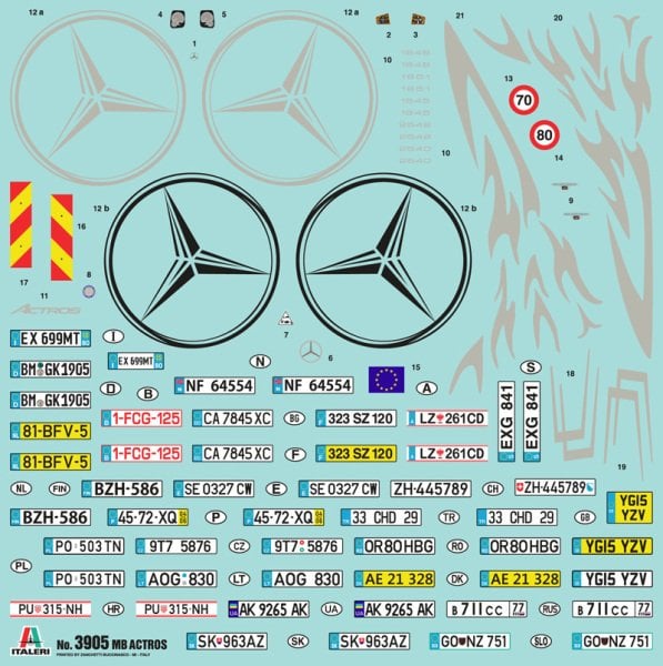 1/24 MERCEDES BENZ ACTROS MP4 GIGASPACE