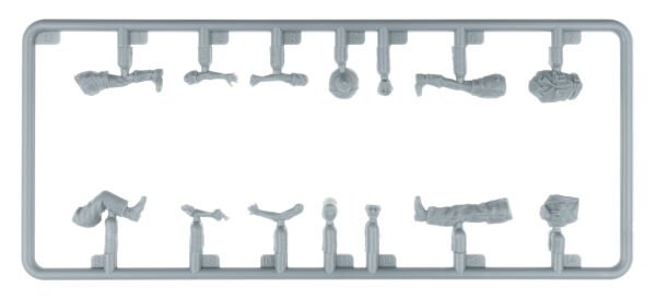 1/48 GERMAN GROUND STAFF w/ACCESSORIES. NORTH AFRICA