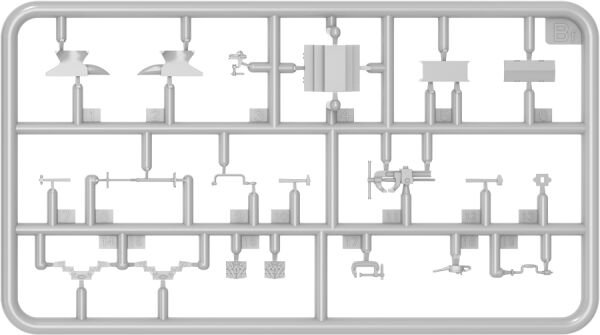 1/48 GERMAN GROUND STAFF w/ACCESSORIES. NORTH AFRICA