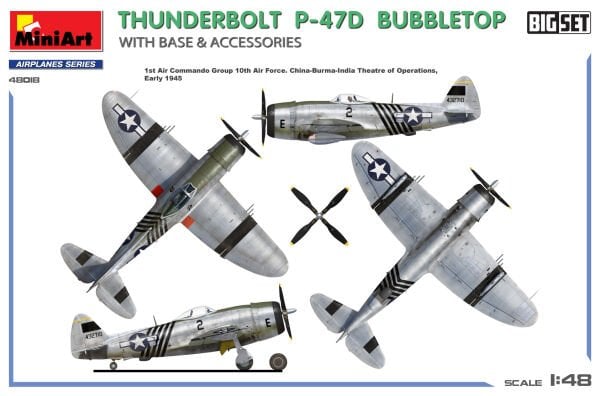 1/35 THUNDRBOLT P-47 D-30RA BULLLETOP WITH BASE ACCESORIES