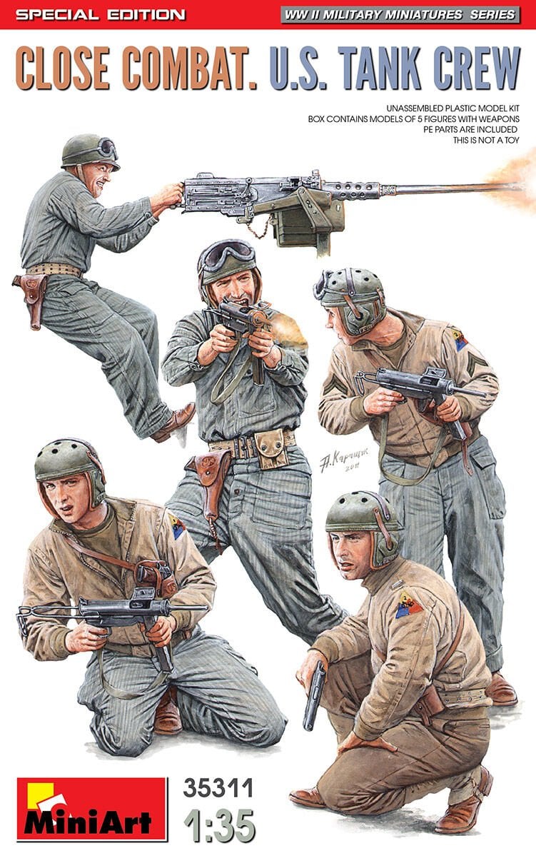 1/35 CLOSE COMBAT. U.S. TANK CREW. SPECIAL EDITION