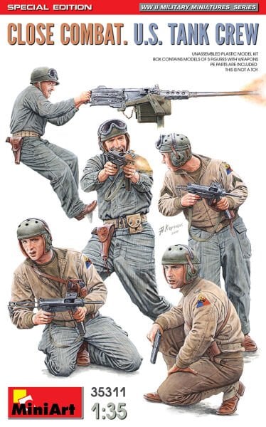 1/35 CLOSE COMBAT. U.S. TANK CREW. SPECIAL EDITION