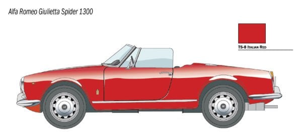 1/24   ALFA ROMEO GIULIETTA SPIDER 1300
