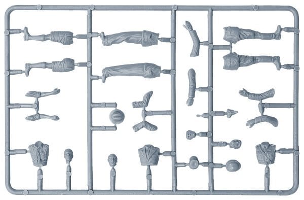 1/35  GERMAN CIVILIANS 1930-40S. RESIN HEADS