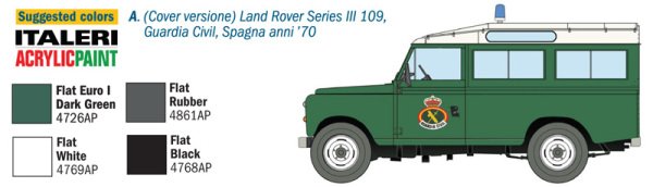 1/35  LAND ROVER SERIES III 109 ''Guardia Civil''