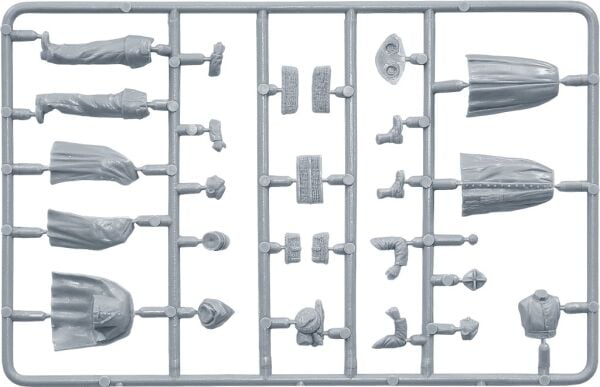 1/35 FRENCH CIVILIANS ’30-’40s. RESIN HEADS